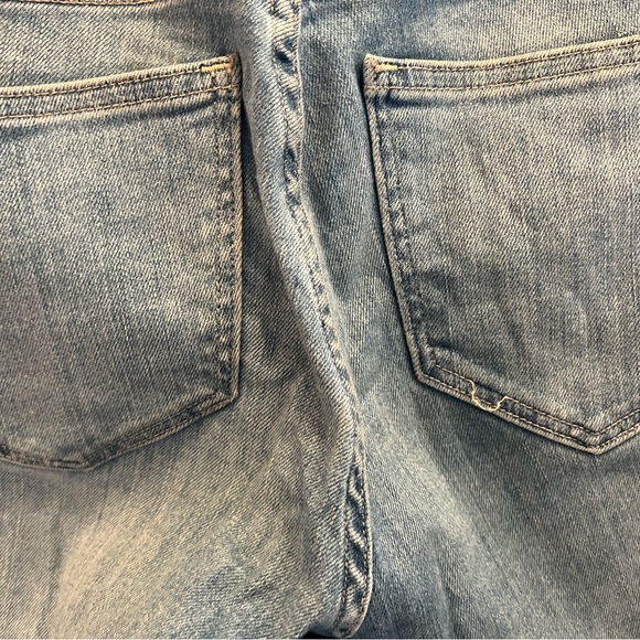 Madewell raw hem skinny crop jeans button fly high rise - Picture 8 of 9